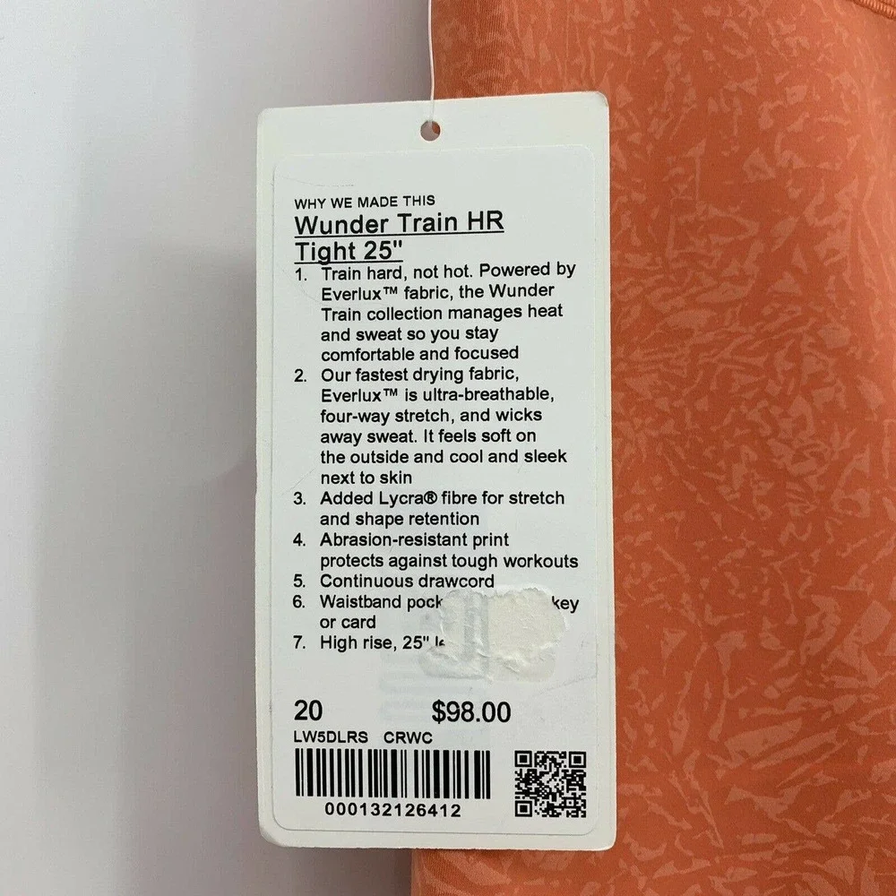 Lululemon Wunder Train HR Tight 25